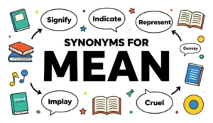 synonyms for mean